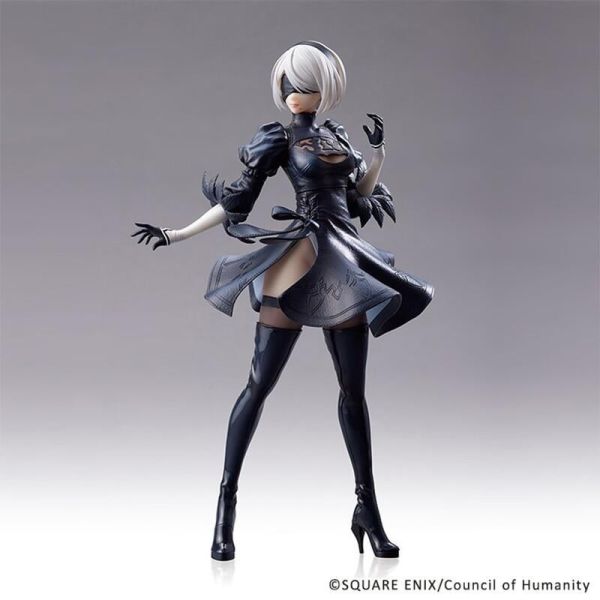 【史派克工廠】結單 預購12月 SQUARE ENIX Statuette 尼爾 自動人形 1a 2B 有眼罩版 0809 SQUARE ENIX Statuette 尼爾 自動人形 1a 2B 有眼罩版
