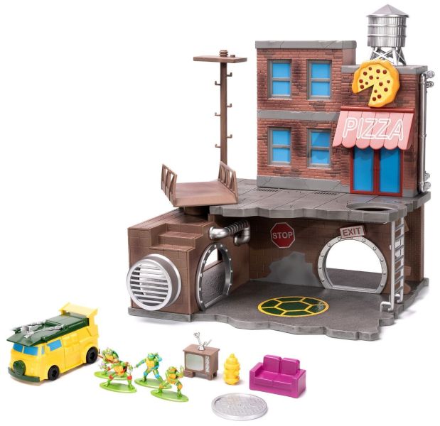 【史派克工廠】結單 預購免運23年9月 NANO 場景組 忍者龜 下水道 0911 NANO 場景組 忍者龜 下水道