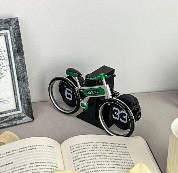 【史派克工廠】結單免運26年1月 MIDCLOCK 桌面自動翻頁時鐘 二代自行車 12小時制 6色 0130 MIDCLOCK 桌面自動翻頁時鐘 二代自行車 12小時制 6色