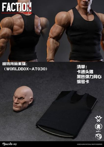 【史派克工廠】預購免運26年Q2 alvin-xy工作室 1/6 幫派系列 紅桃7 頭雕 XY001 0115 alvin-xy工作室 1/6 幫派系列 紅桃7 頭雕 XY001