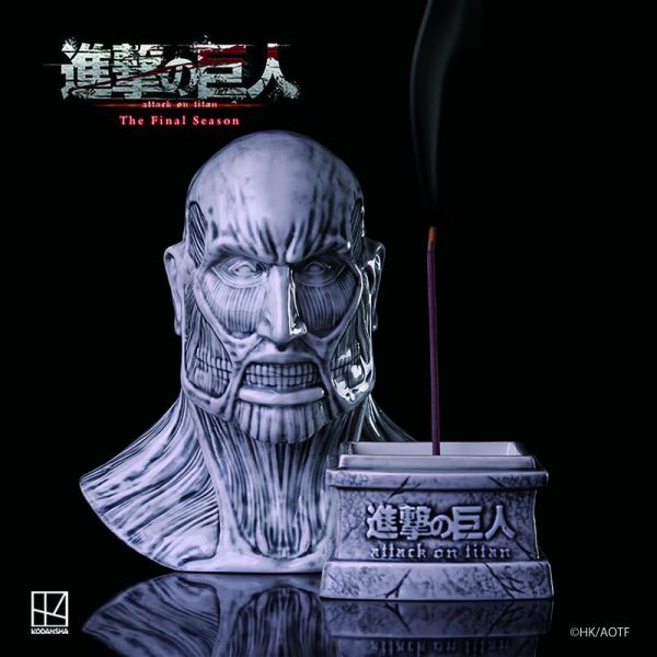 【史派克工廠】結單免運 進擊的巨人 The Final Season 超大型巨人陶瓷線香座 線香 塔香 胸像 0611 進擊的巨人 The Final Season 超大型巨人陶瓷線香座 線香 塔香 胸像