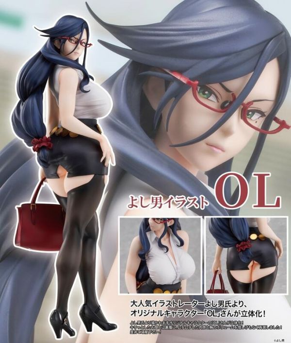 【史派克工廠】結單預購25年1月 UCI OL 辦公室女郎 原畫 よし男 高28公分 0813 UCI OL 辦公室女郎 原畫 よし男 高28公分