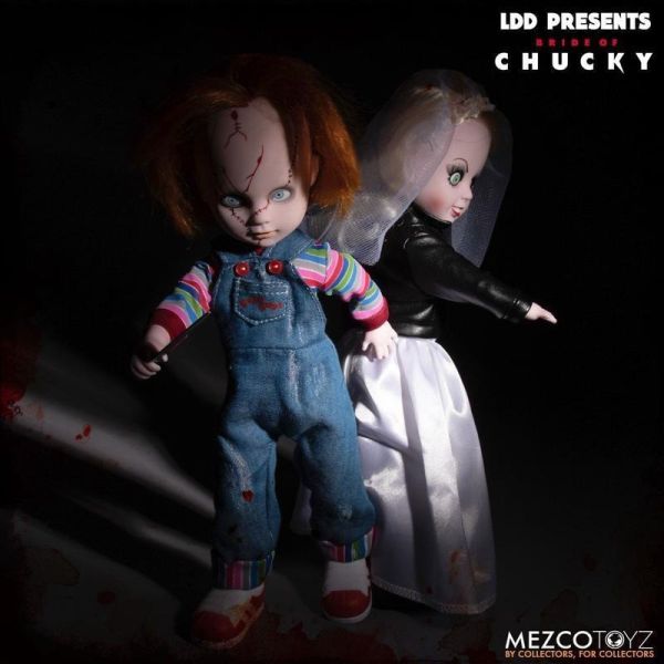 【史派克工廠】結單 預購免運24年12月 Mezco 10吋 LDD 活死人娃娃 恰吉 & 蒂芬妮 雙人組可動 再販 0515 Mezco 10吋 LDD 活死人娃娃 恰吉 & 蒂芬妮 雙人組可動 再販