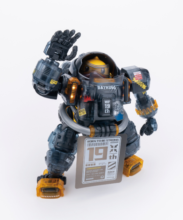 【史派克工廠】現貨免運 聖斯基X安村蛋 斯巴達克 黑武士 限定版SpaDuck 小黃鴨 22CM組裝模型 0421 聖斯基X安村蛋 斯巴達克 黑武士 限定版 SpaDuck 小黃鴨 22CM組裝模型
