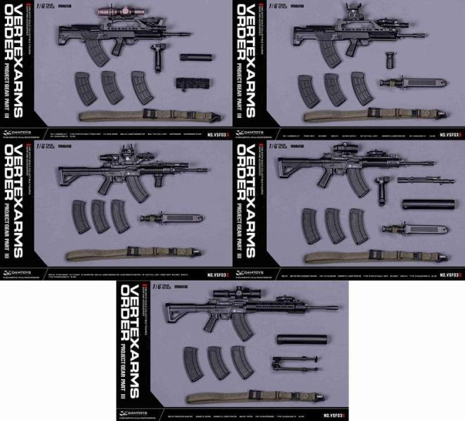 【史派克工廠】結單 免運Q1 DAMTOYS 1/6 銳械戰備武器吊卡 第三彈 VSF03-ABCDE 共5款 0924 DAMTOYS 1/6 銳械戰備武器吊卡 第三彈 VSF03-ABCDE 共5款