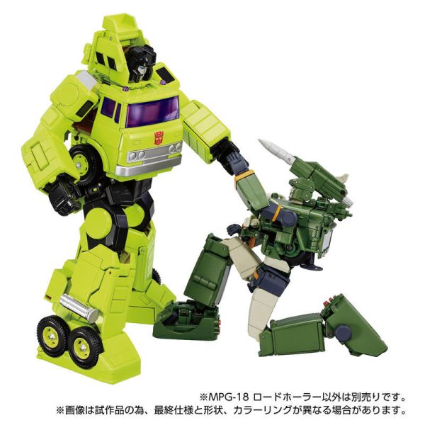 【史派克工廠】結單26年3月 TAKARATOMY 變形金剛 MPG-18 綠色吊車搬運者 0630 AKARATOMY 變形金剛 MPG-18 綠色吊車搬運者