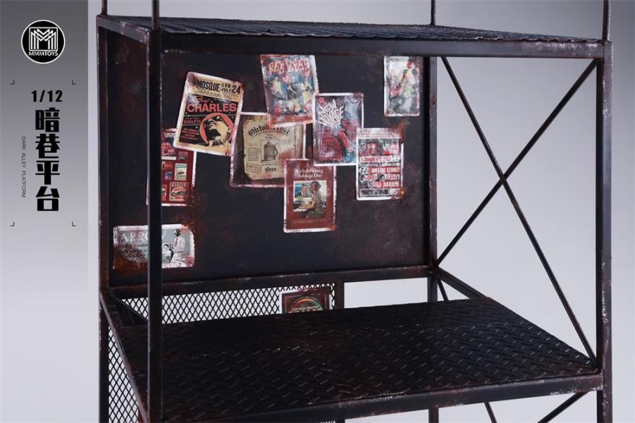 【史派克工廠】結單25年Q4 mmmtoys 1/12 暗巷平台 地台 場景 M2511 0801 mmmtoys 1/12 暗巷平台 地台 場景 M2511