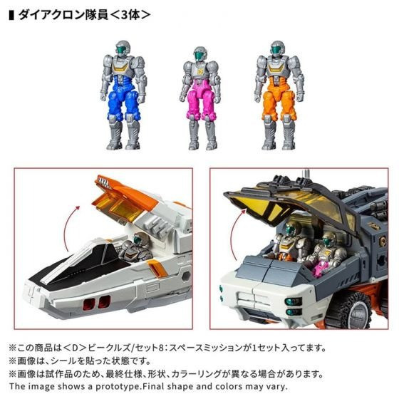 【史派克工廠】預購7月 TAKARATOMY T-SPARK ZONE 限定 戴亞克隆 D 系列 太空任務套裝 0130 TAKARATOMY T-SPARK ZONE 限定 戴亞克隆 D 系列 太空任務套裝