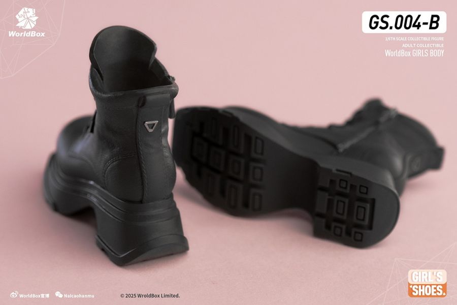 【史派克工廠】結單25年4月 Worldbox 1/6 厚底馬丁靴三色 黑色 軍綠色 褐色 黑色漆皮過膝亮面 0326 Worldbox 1/6 厚底馬丁靴三色 黑色 軍綠色 褐色 黑色漆皮過膝亮面