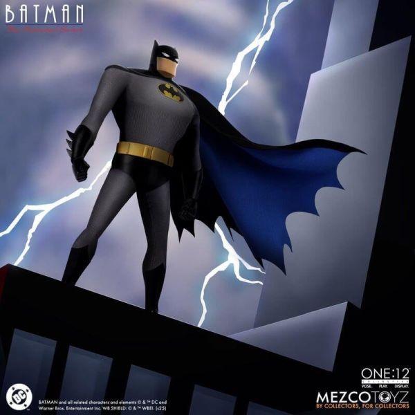【史派克工廠】預購免運26年Q1 MEZCO One: 12 Collective 動畫系列 蝙蝠俠 可動人偶 0704 MEZCO One: 12 Collective 動畫系列 蝙蝠俠 可動人偶