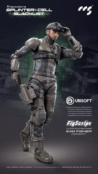 【史派克工廠】預購免運1月 CCSTOYS 縱橫諜海 黑名單 FigScript 山姆 費雪 沙漠裝 1/12 1103 CCSTOYS 縱橫諜海 黑名單 FigScript 山姆 費雪 沙漠裝 1/12