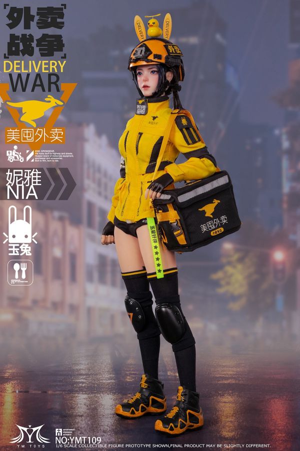 【史派克工廠】結單預購免運24年Q4 YMTOYS 1/6 外賣戰爭 美囤外賣騎手 妮雅NIA YMT109 0801 YMTOYS 1/6 外賣戰爭 美囤外賣騎手 妮雅NIA YMT109