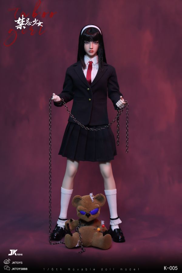 【史派克工廠】結單免運25年Q1 JKTOYS 1/6禁忌女孩 富江cosplay版 可動眼雙頭雕配置 K-005 1129 JKTOYS 1/6禁忌女孩 富江cosplay版 可動眼雙頭雕配置 K-005