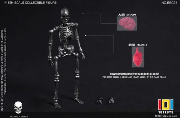 【史派克工廠】預購免運26年Q1 101TOYS 1/18 MINI骷髏骨架素體 共5款 1224 101TOYS 1/18 MINI骷髏骨架素體 共5款