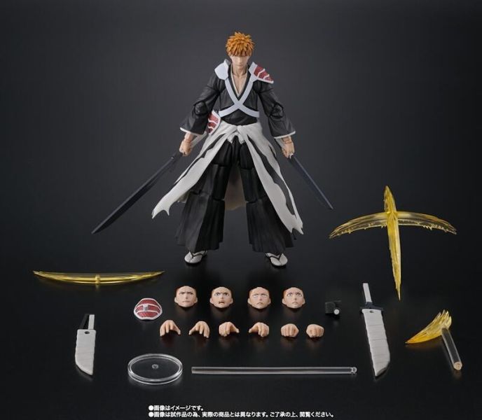 【史派克工廠】結單 預購免運24年10月 代理版 魂商店限定 SHF BLEACH 死神 黒崎一護 二刀斬月 0507 代理版 魂商店限定 SHF BLEACH 死神 黒崎一護 二刀斬月