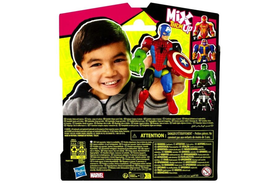 【史派克工廠】結單25年1月 孩之寶 漫威復仇者聯盟 混搭戰隊 美國隊長 1226 孩之寶 漫威復仇者聯盟 混搭戰隊 美國隊長