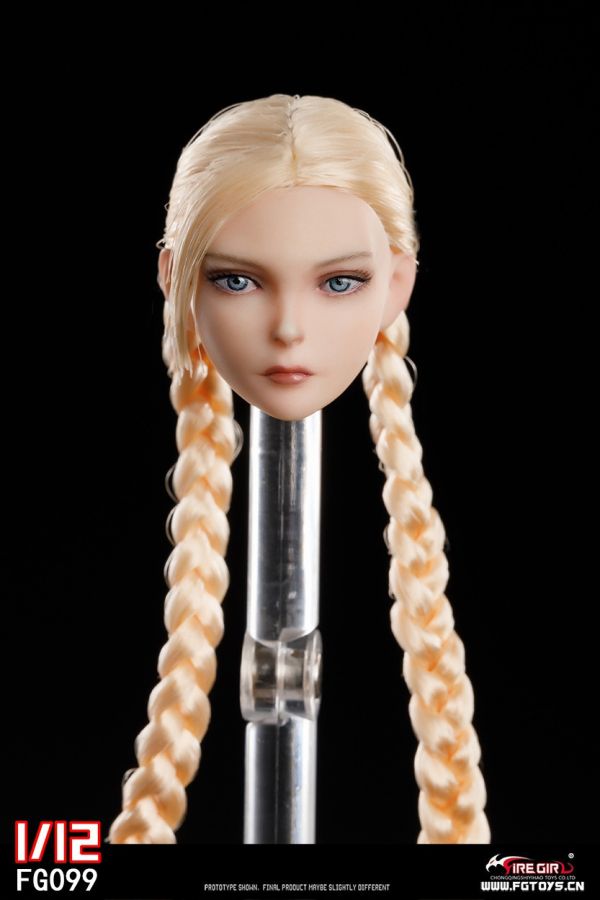 【史派克工廠】結單 23年Q4預購 Fire Girl Toys 1/12 格鬥少女嘉米 頭雕 FG099 0831 Fire Girl Toys 1/12 格鬥少女嘉米 頭雕