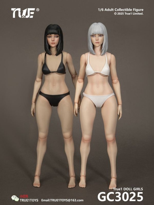 【史派克工廠】預購免運26年Q1 True1Toys 1/6 關節可動女人偶 基礎套組 GC3025 1023 True1Toys 1/6 關節可動女人偶 基礎套組 GC3025