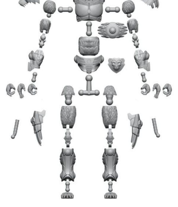 【史派克工廠】結單免運24年Q4 戰鬥生物 第一波 1/12 熊人 高可動系列 1024 戰鬥生物 第一波 1/12 熊人 高可動系列