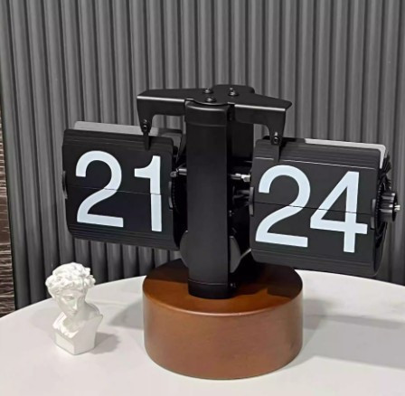 【史派克工廠】結單免運26年1月 MIDCLOCK 桌面自動翻頁時鐘 24小時制 2款 1224 MIDCLOCK 桌面自動翻頁時鐘 24小時制 2款