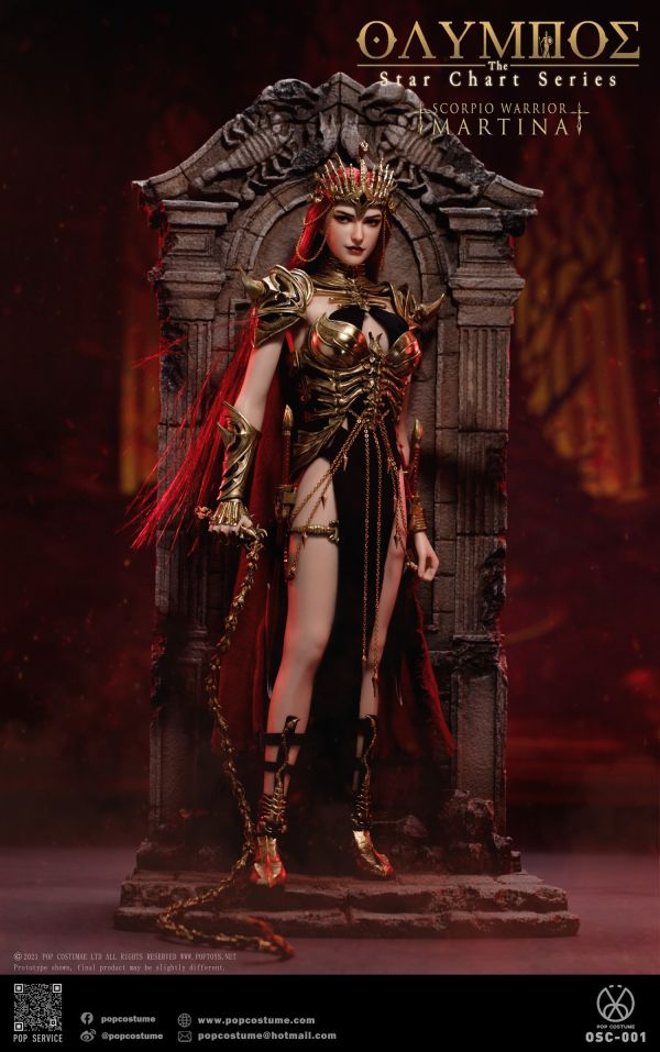 【史派克工廠】結單 預購Q2 POP 1/6 奧林匹斯 星圖系列 OSC-001 天蠍戰士 馬爾斯蒂娜 & 天蠍地台 1207 POP 1/6 奧林匹斯 星圖系列 OSC-001 天蠍戰士 馬爾斯蒂娜 & 天蠍地台