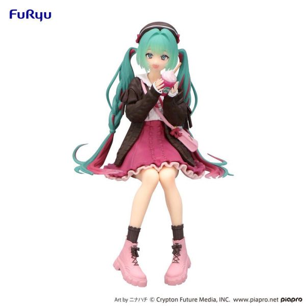 【史派克工廠】結單 預購24年9月 FuRyu 景品 初音音未來 初音泡麵蓋公仔 秋季粉紅ver. 0521 FuRyu 景品 初音音未來 初音泡麵蓋公仔 秋季粉紅ver.