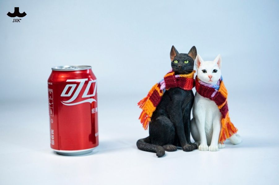 【史派克工廠】預購26年Q1 JXK 雙生貓侶Twinbound Cats 黑貓 白貓 動物模型 2款 0122 JXK 雙生貓侶Twinbound Cats 黑貓 白貓 動物模型 2款