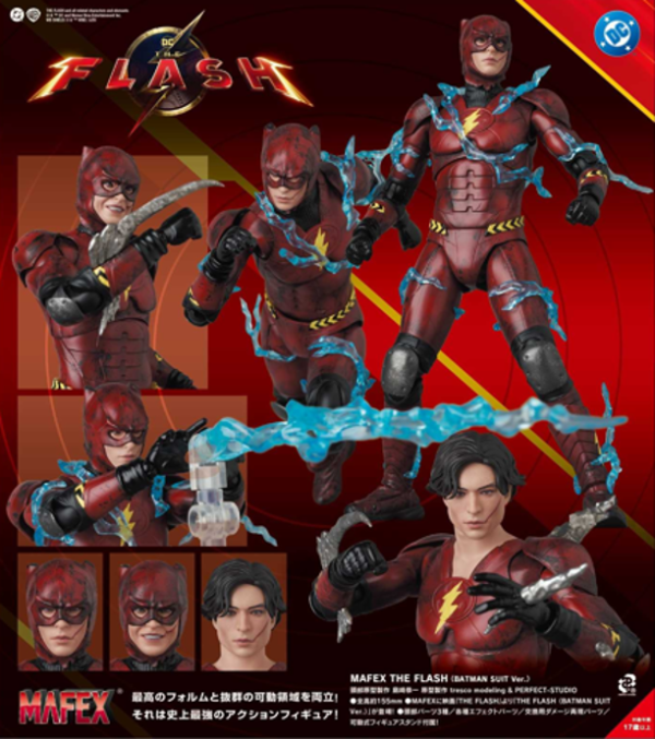 【史派克工廠】預購免運27年8月 MAFEX 338 DC英雄 閃電俠 蝙蝠俠戰衣Ver 1120 MAFEX 338 DC英雄 閃電俠 蝙蝠俠戰衣Ver