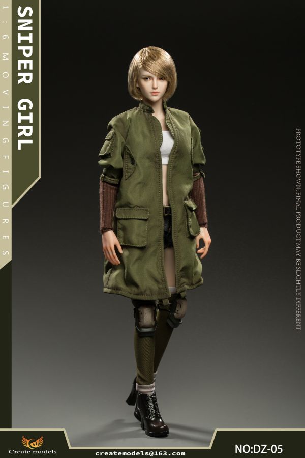 【史派克工廠】結單 預購免運Q2 Createmodels 1/6 狙擊女孩 雙生鶯 雙生瀾 DZ-05 DZ-06 0327 