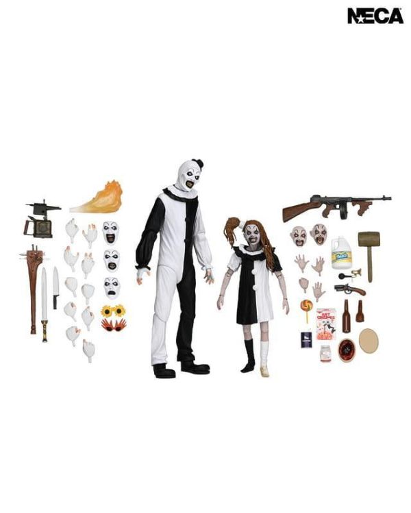 【史派克工廠】結單免運26年9月 NECA 劊樂小丑2 劊樂小丑 小丑女孩 雙人套組 7吋 可動 0401 NECA 劊樂小丑2 劊樂小丑 小丑女孩 雙人套組 7吋 可動