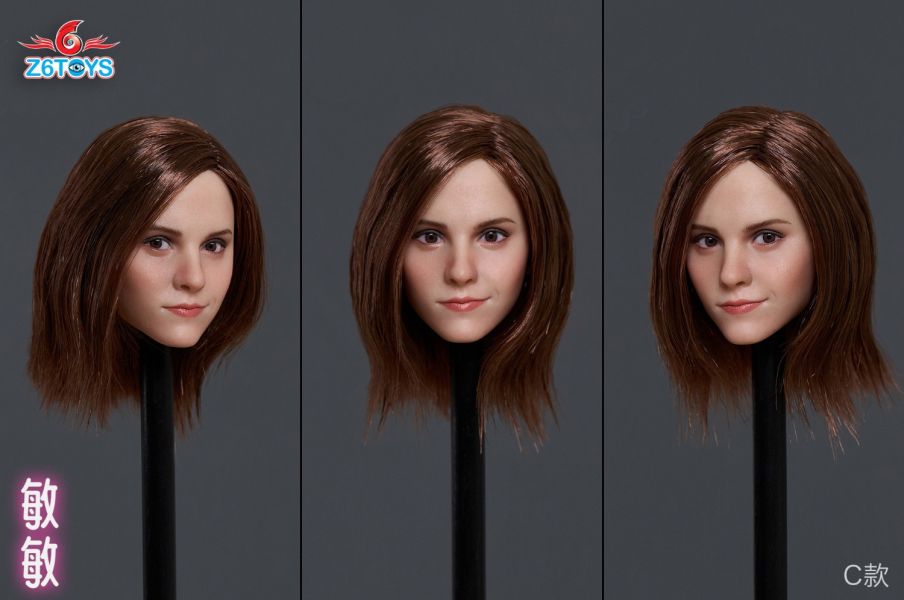 【史派克工廠】結單免運25年1月 Z6TOYS 1/6 歐美模擬可動眼美女頭雕 敏敏 ZC012A 共5款 0103 Z6TOYS 1/6 歐美模擬可動眼美女頭雕 敏敏 ZC012A 共5款