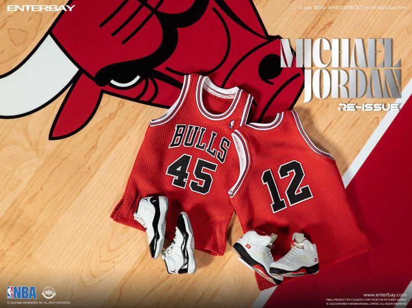【史派克工廠】結單免運25年Q1 ENTERBAY 1/6 NBA系列 公牛隊 麥可喬丹 45號 I’M BACK 限量版 1010 ENTERBAY 1/6 NBA系列 公牛隊 麥可喬丹 45號 I’M BACK 限量版