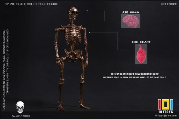 【史派克工廠】預購免運26年Q1 101TOYS 1/18 MINI骷髏骨架素體 共5款 1224 101TOYS 1/18 MINI骷髏骨架素體 共5款