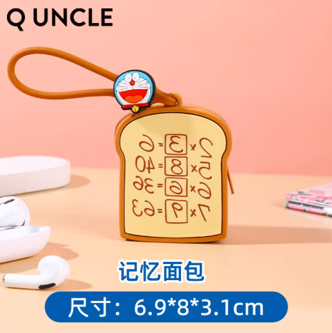【史派克工廠】預購免運26年2月 多啦A夢 銅鑼燒 記憶吐司 任意門 鈴鐺 小叮噹 矽膠 迷你收納包 耳機包 0113 多啦A夢 銅鑼燒 記憶吐司 任意門 鈴鐺 小叮噹 矽膠 迷你收納包 耳機包