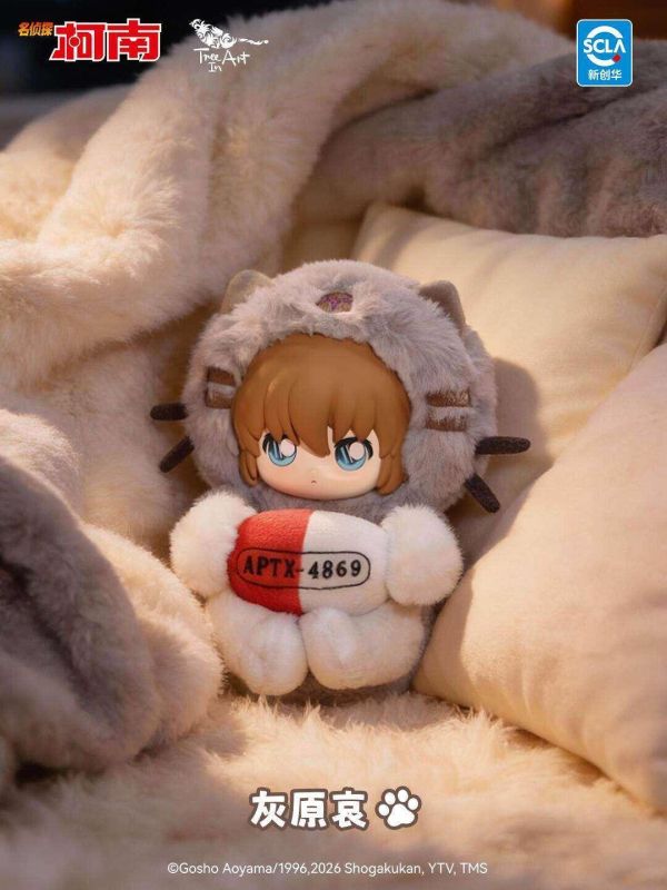 【史派克工廠】結單免運5月 原谷動漫 名偵探柯南 貓貓meow 搪膠毛絨 盲盒 8款 一中盒6入 0310 原谷動漫 名偵探柯南 貓貓meow 搪膠毛絨 盲盒 8款 一中盒6入