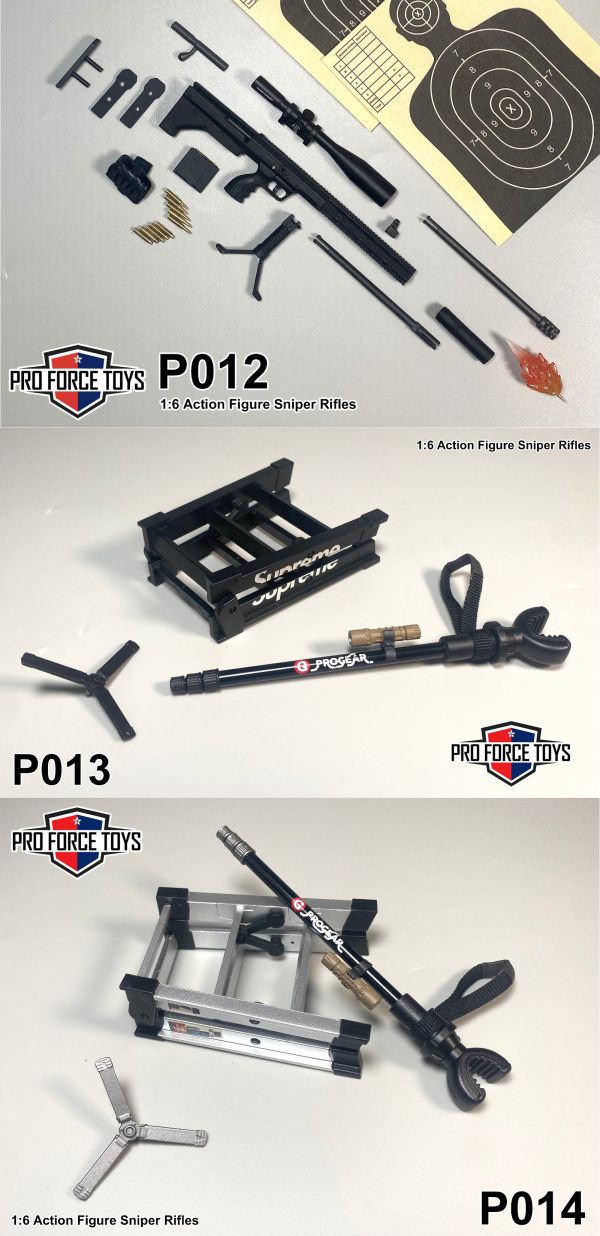 【史派克工廠】結單25年Q3 PROFORCE TOYS 1/6 狙擊槍 黑色伸縮單腳架 銀色黑伸縮單腳架 0506 PROFORCE TOYS 1/6 狙擊槍 黑色伸縮單腳架 銀色黑伸縮單腳架