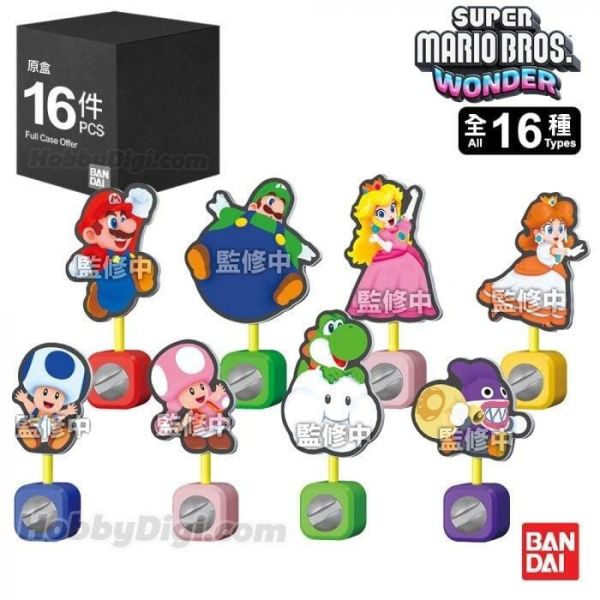 【史派克工廠】結單 預購24年10月 萬代 盒玩 超級瑪利歐 標籤夾 一中盒16入 0704 萬代 盒玩 超級瑪利歐 標籤夾 一中盒16入