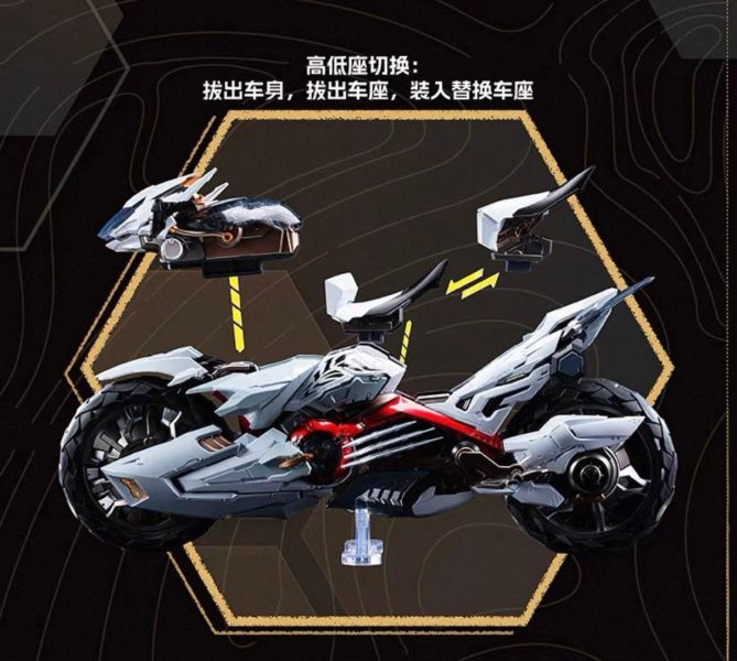 【史派克工廠】預購免運4月 代理版 摩動核 戰鎧白虎 虎鯊摩托 套裝版 MNZ-GT01XA 合金可動完成品 0310 代理版 摩動核 戰鎧白虎 虎鯊摩托 套裝版 MNZ-GT01XA 合金可動完成品