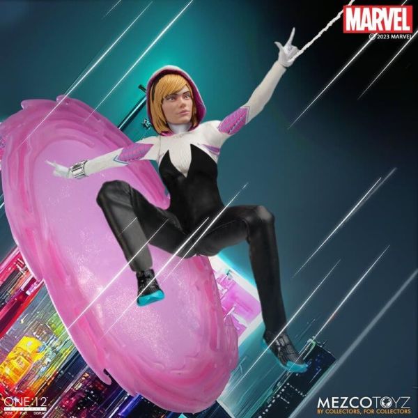 【史派克工廠】現貨免運 MEZCO TOYZ 1/12 女蜘蛛人 漫威 可動 幽靈蜘蛛 關 史黛西 0411 MEZCO TOYZ 1/12 女蜘蛛人 漫威 可動 幽靈蜘蛛 關 史黛西