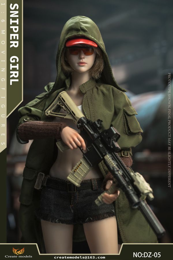 【史派克工廠】結單 預購免運Q2 Createmodels 1/6 狙擊女孩 雙生鶯 雙生瀾 DZ-05 DZ-06 0327 