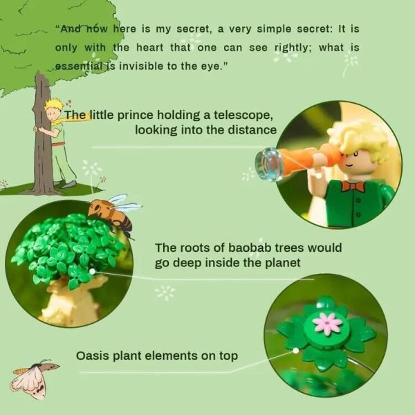 【史派克工廠】結單 23年7月預購 拼奇 小王子 永恆系列 旅途的開始 收藏積木 0518 拼奇 小王子 永恆系列 旅途的開始 收藏積木