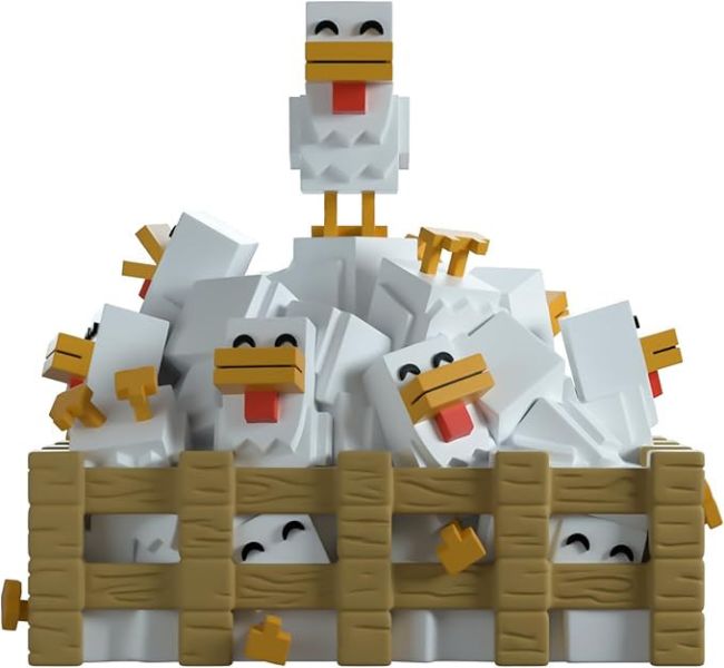 【史派克工廠】預購25年8月 Youtooz Minecraft 雞 Chickens 3.6吋 不可動 搪膠 0709 Youtooz Minecraft 雞 Chickens 3.6吋 不可動 搪膠