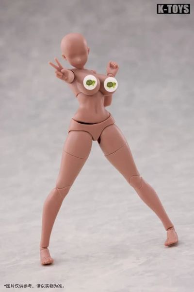 【史派克工廠】結單25年Q4 K-Toys 日漫豐滿溝女素體 白皮膚 黃皮膚 黑皮膚1/12 0912 K-Toys 日漫豐滿溝女素體 白皮膚 黃皮膚 黑皮膚1/12