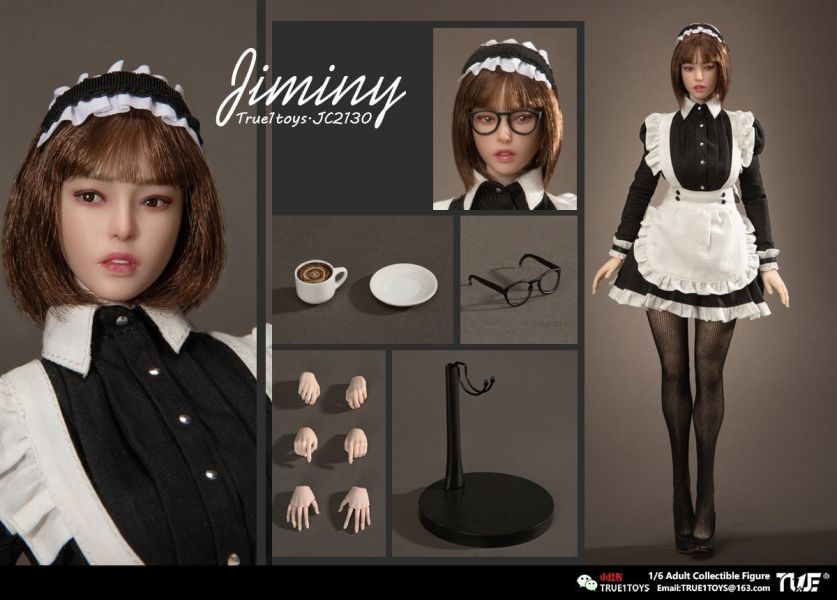 【史派克工廠】預購免運26年Q1 True1Toys 1/6 女僕吉米妮Jiminy 植髮 膠髮 2款 1020 True1Toys 1/6 女僕吉米妮Jiminy 植髮 膠髮 2款