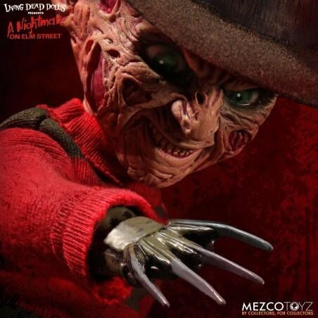 【史派克工廠】結單預購25年2月 MEZCO TOYZ LDD 活死人娃娃系列 半夜鬼上床 佛萊迪 0730 MEZCO TOYZ LDD 活死人娃娃系列 半夜鬼上床 佛萊迪