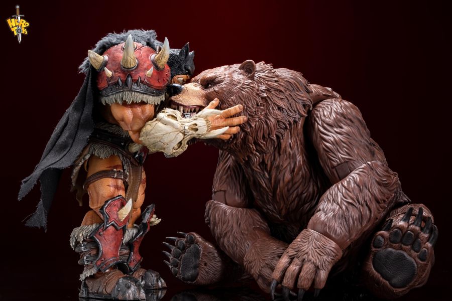 【史派克工廠】結單免運Q1 HERO TOYS 部落獵手 獸人追捕者 雷克薩 & 穆紗 寵物戰鬥熊 巨獸配件 0618 HERO TOYS 部落獵手 獸人追捕者 雷克薩 & 穆紗 寵物戰鬥熊 巨獸配件