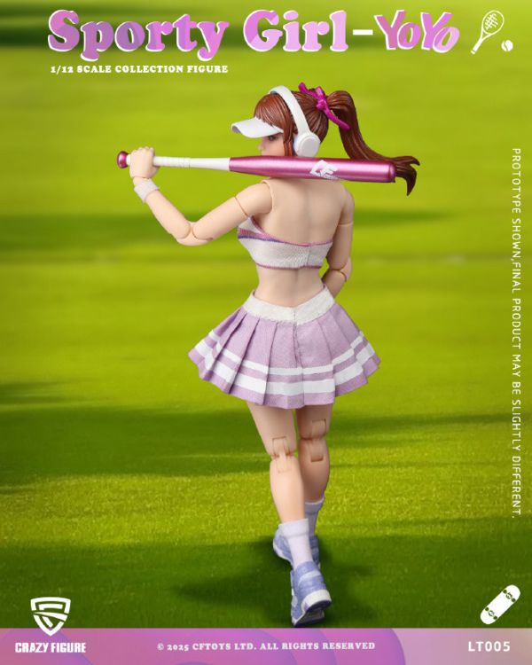 【史派克工廠】預購25年Q3 CFTOYS 1/12 運動女孩 悠悠 可動人偶 LT005 15cm 0519 CFTOYS 1/12 運動女孩 悠悠 可動人偶 LT005 15cm