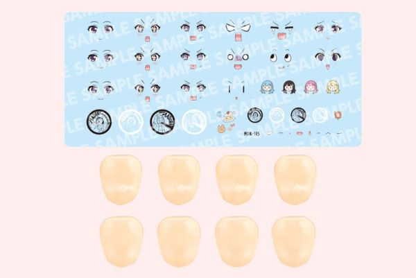 【史派克工廠】結單25年6月 壽屋 1/10 創彩少女庭園 自訂臉部＆水貼套組 Vol.5 結城圓用A 0219 壽屋 1/10 創彩少女庭園 自訂臉部＆水貼套組 Vol.5 結城圓用A