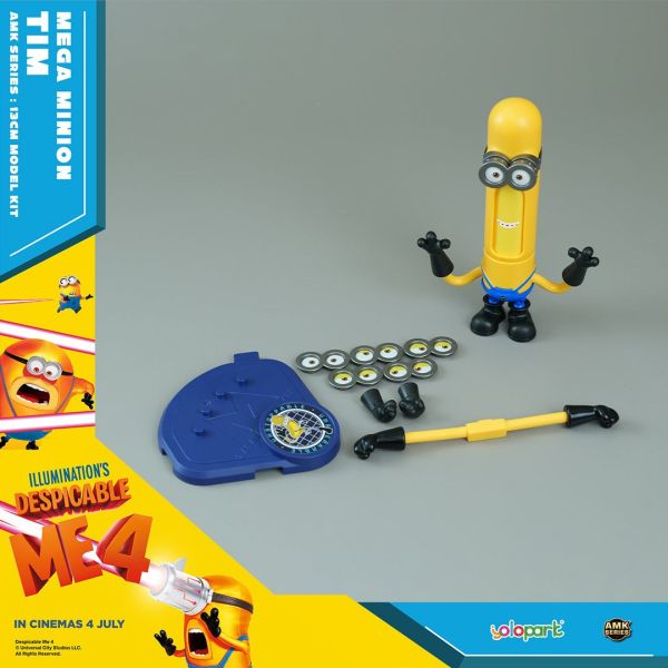 【史派克工廠】現貨 yolopark AMK 神偷奶爸4 小小兵 SUPERTIM 13cm yolopark AMK 神偷奶爸4 SUPERGUS 13cm 小小兵