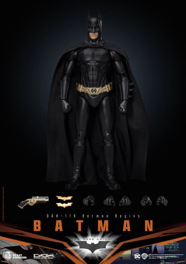 【史派克工廠】結單免運24年Q4 DAH-118 蝙蝠俠 開戰時刻版 可動人偶 1009 DAH-118 蝙蝠俠 開戰時刻版 可動人偶